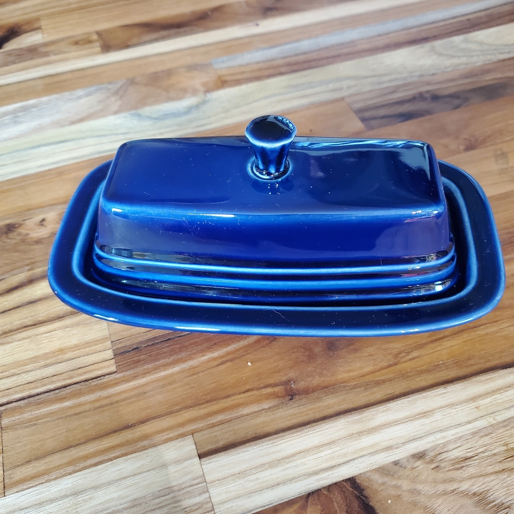 Fiesta Midnight Blue Butter Dish